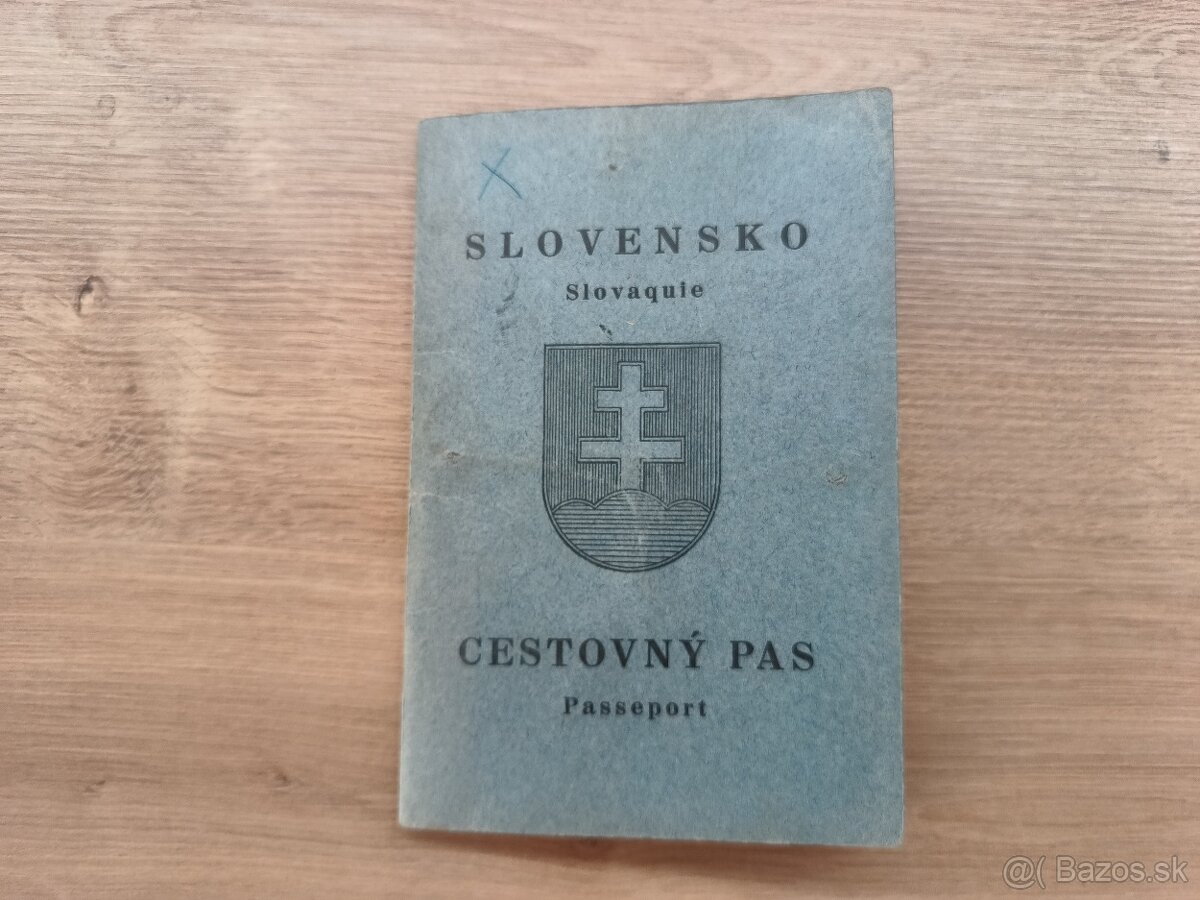 Cestovný pas, Slovenský štát 1940