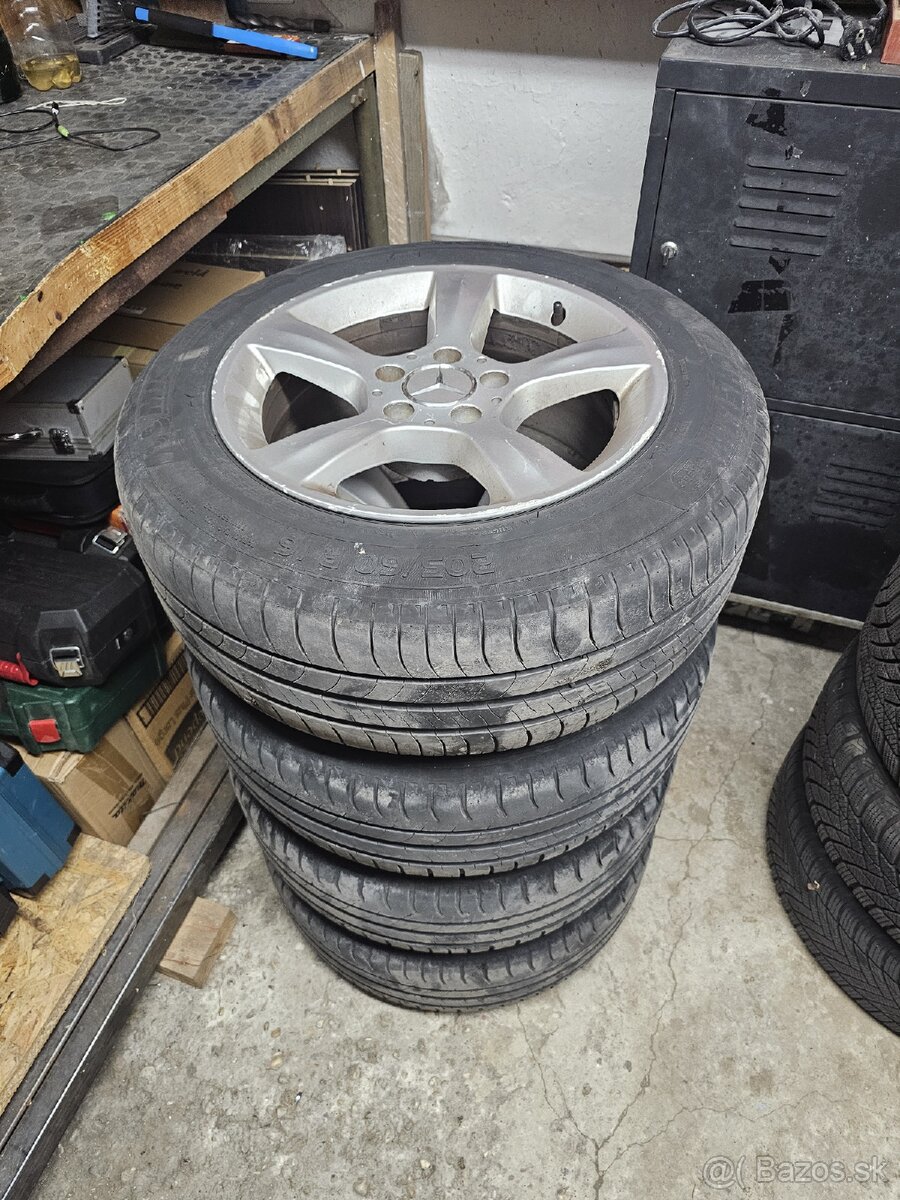 5x112 66.6 et37 + pneu 205/60 r16 Mercedes