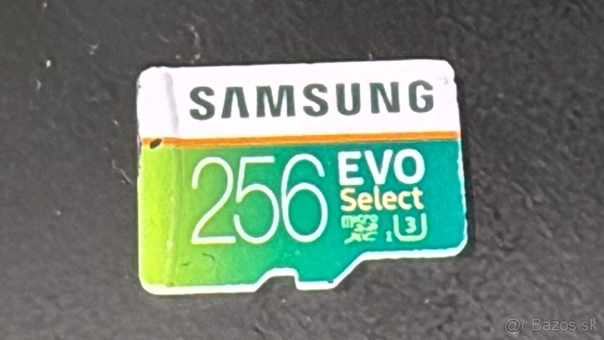 Predám pamäťové karty MicroSD Samsung 256GB Evo Select