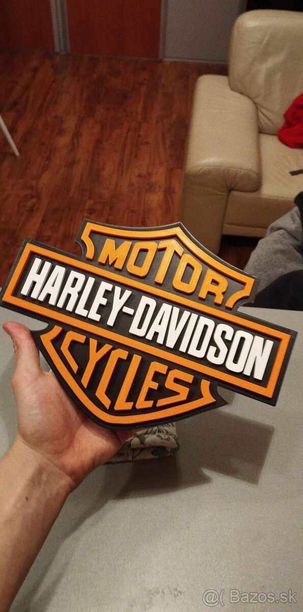 Harley Davidson Logo na stenu