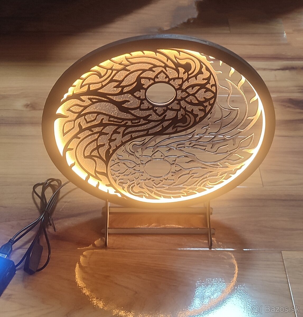 Dekoratívna "Jin-Jang" Led lampa