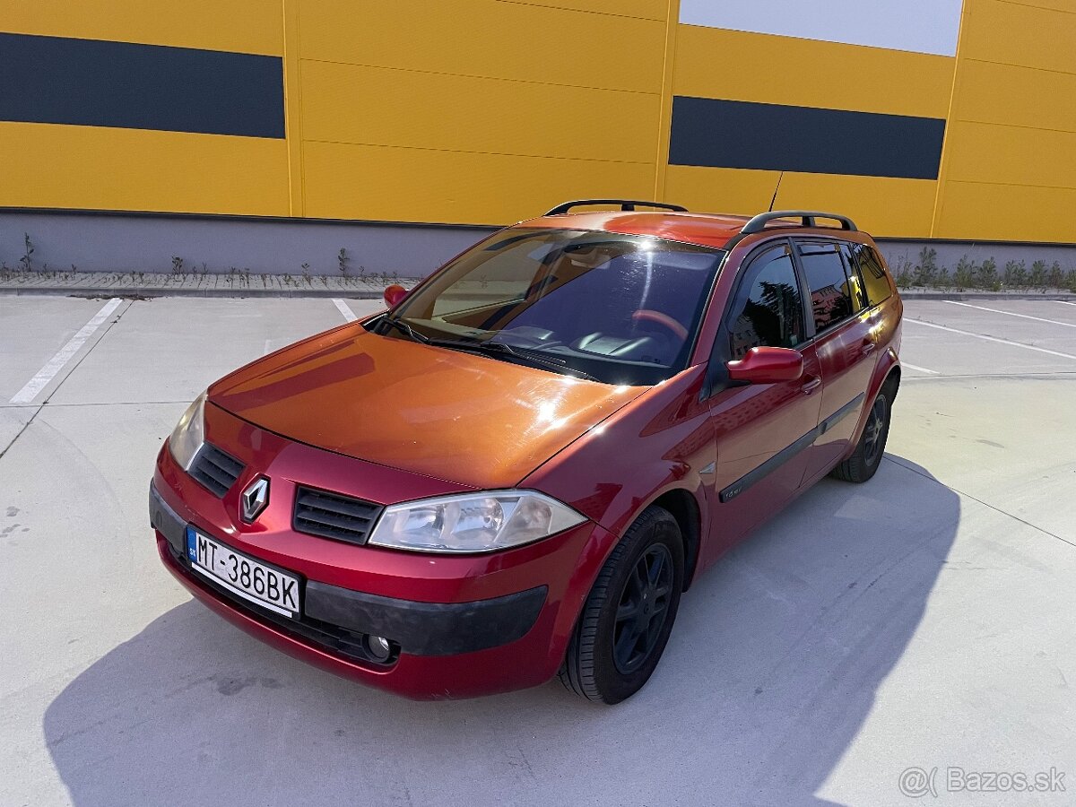 Renault Megane 2 Combi, 1.6 86kw, r.v 8/2005, LPG