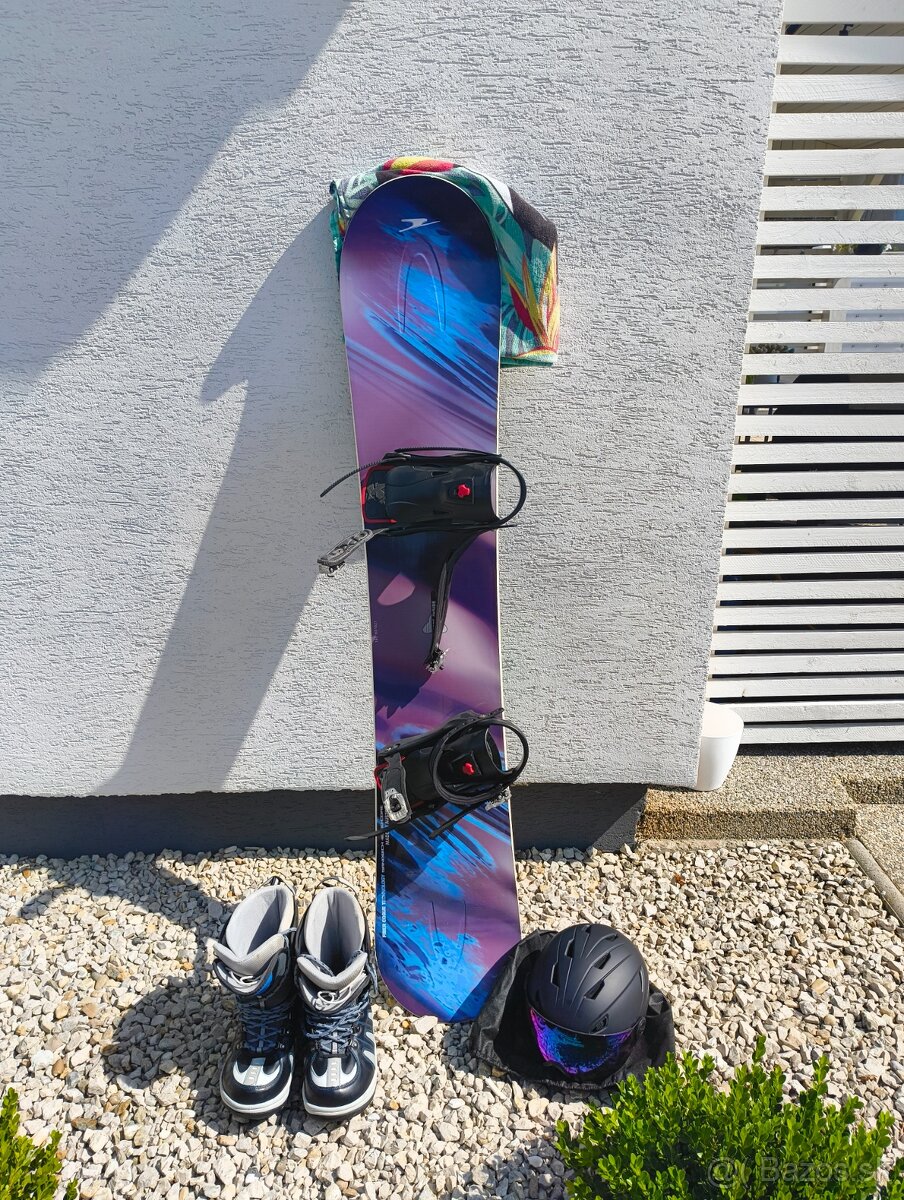 Snowboard komplet