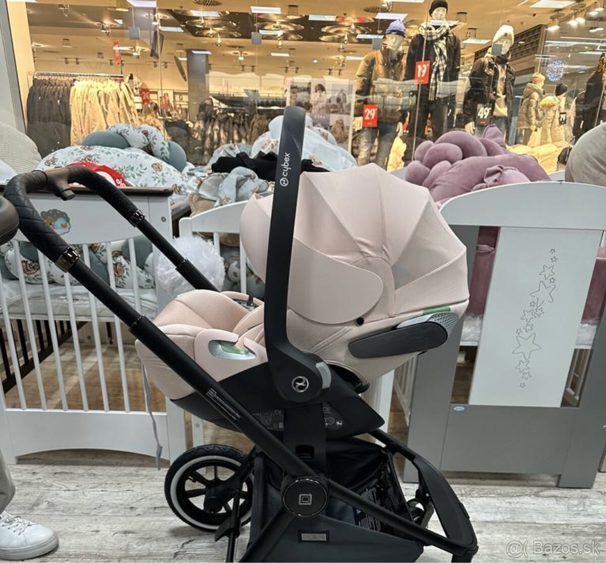 Predám vajíčko CYBEX Cloud T i-Size Pink Platinum