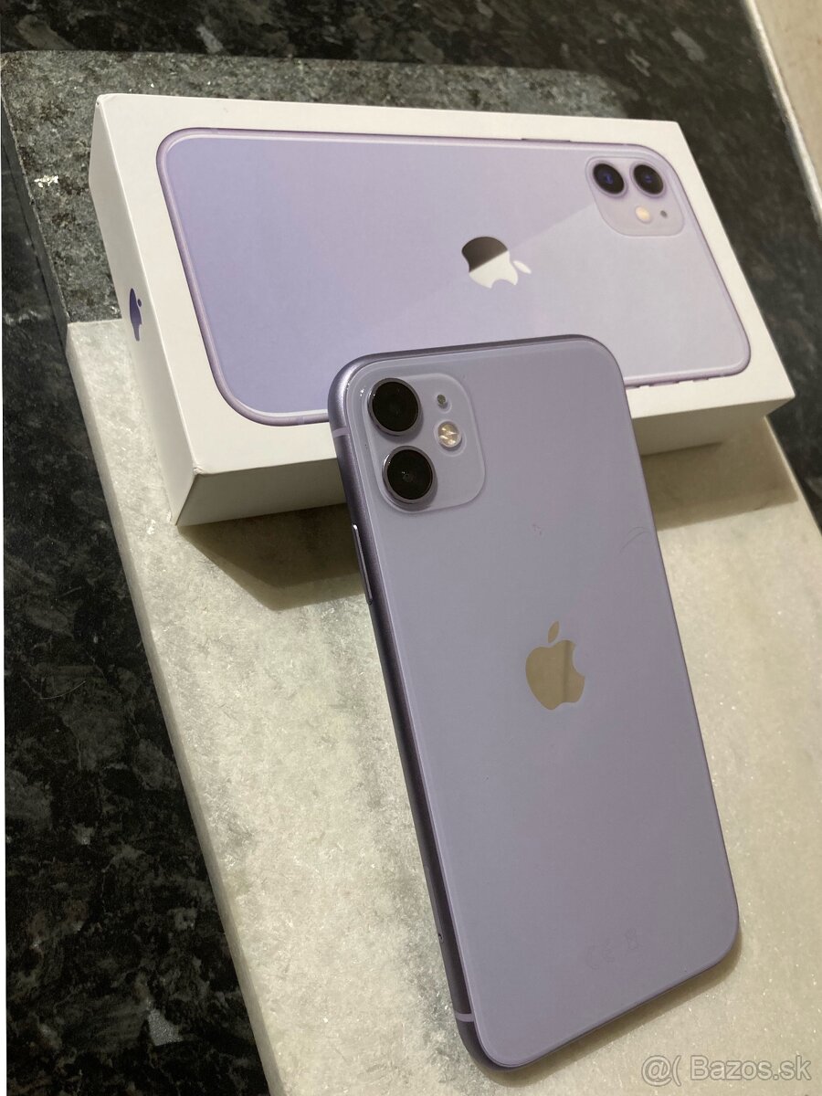 iPhone 11 black 64gb purple