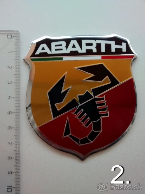 Predam znaky: Abarth, Fiat, Seat, Alfa Romeo, Peugeot