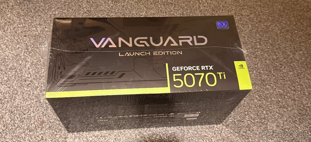 MSI GeForce RTX 5070 Ti 16G VANGUARD SOC LAUNCH EDITION