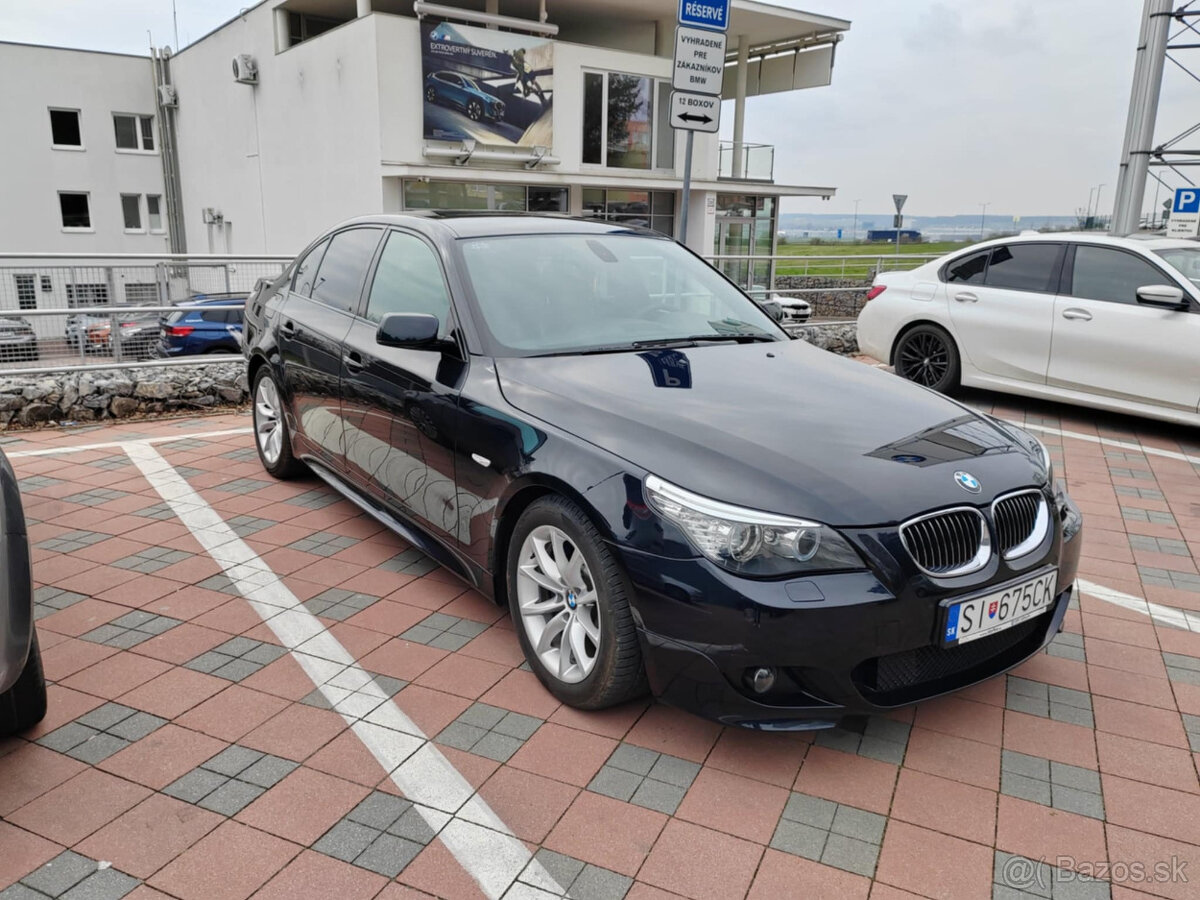 BMW E60 530i LCI Mpaket -kupované ako nové v CZ