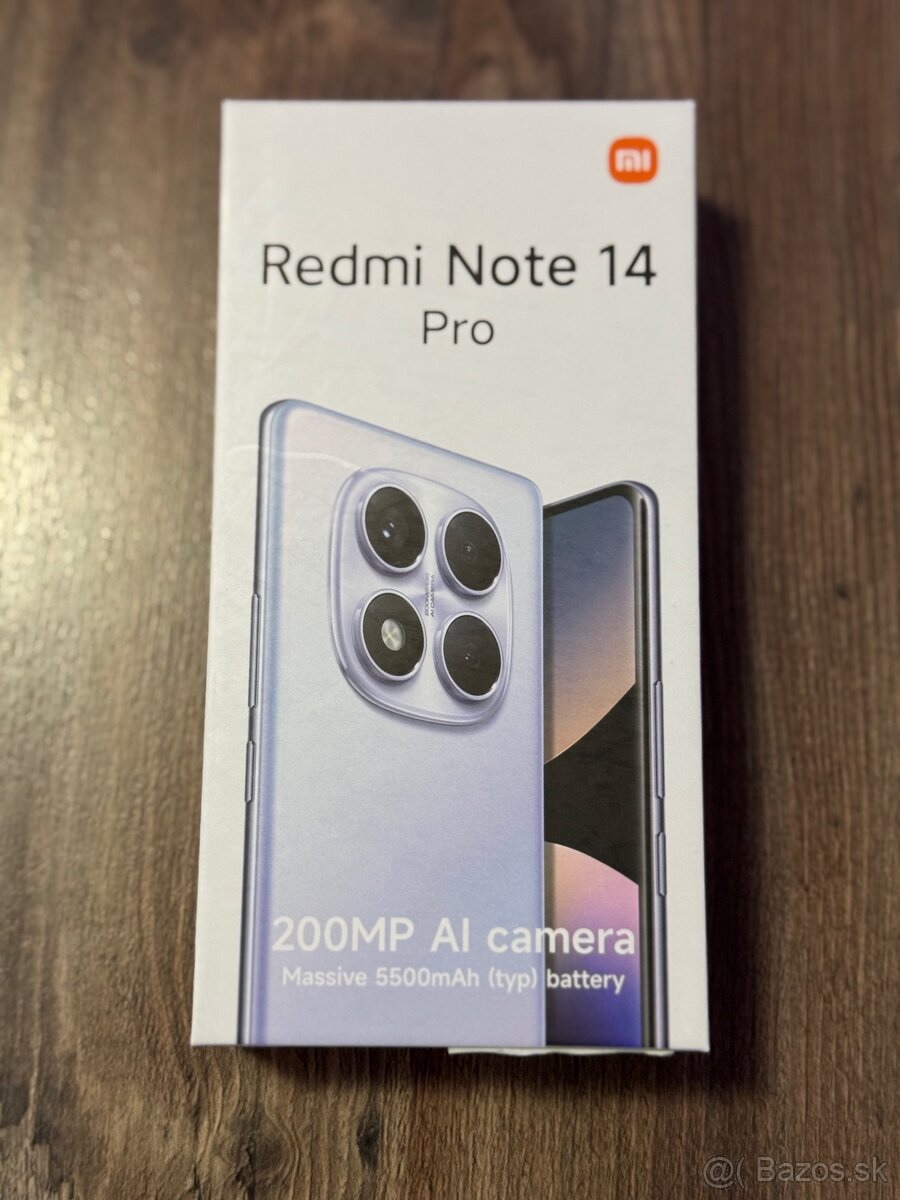 Redmi Note 14 Pro 5G 256GB ČIERNY