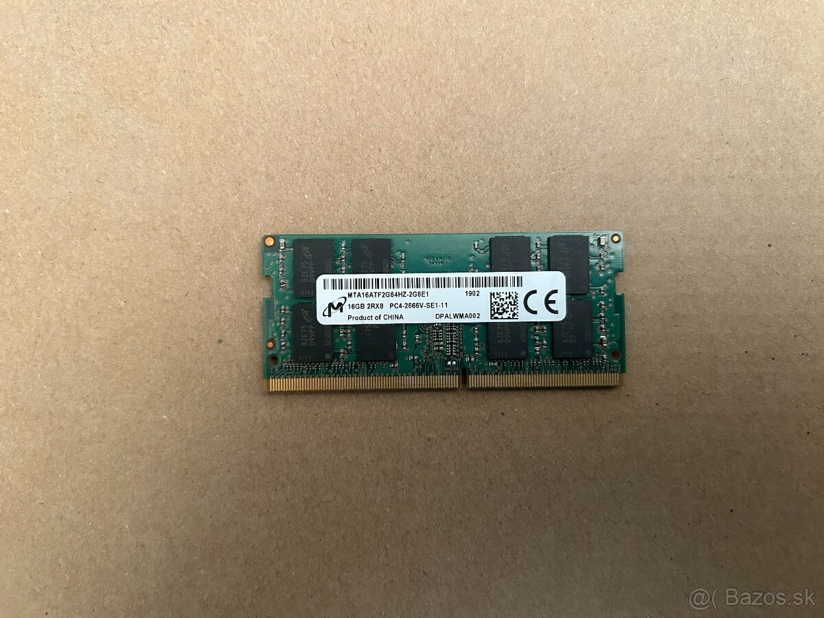 RAM SO-DIMM 16GB DDR4 2666MHZ