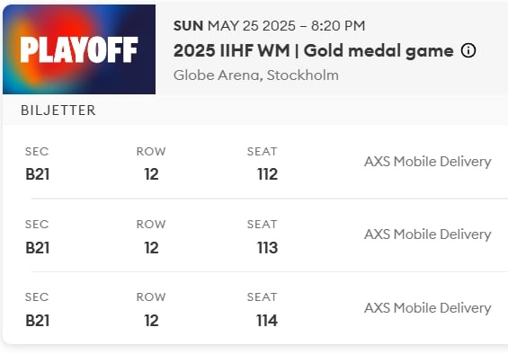 IIHF MS 2025 v hokeji - Finále