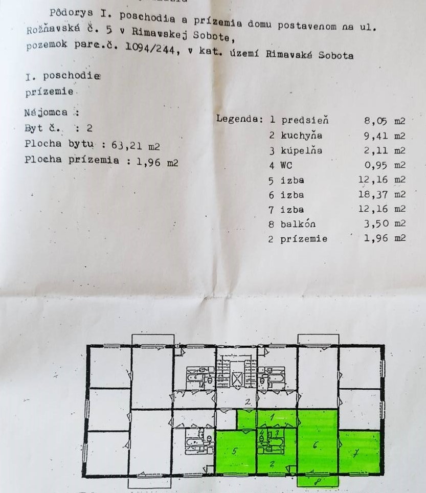 3-izbový byt v Rimavskej Sobote na Rožňavskej