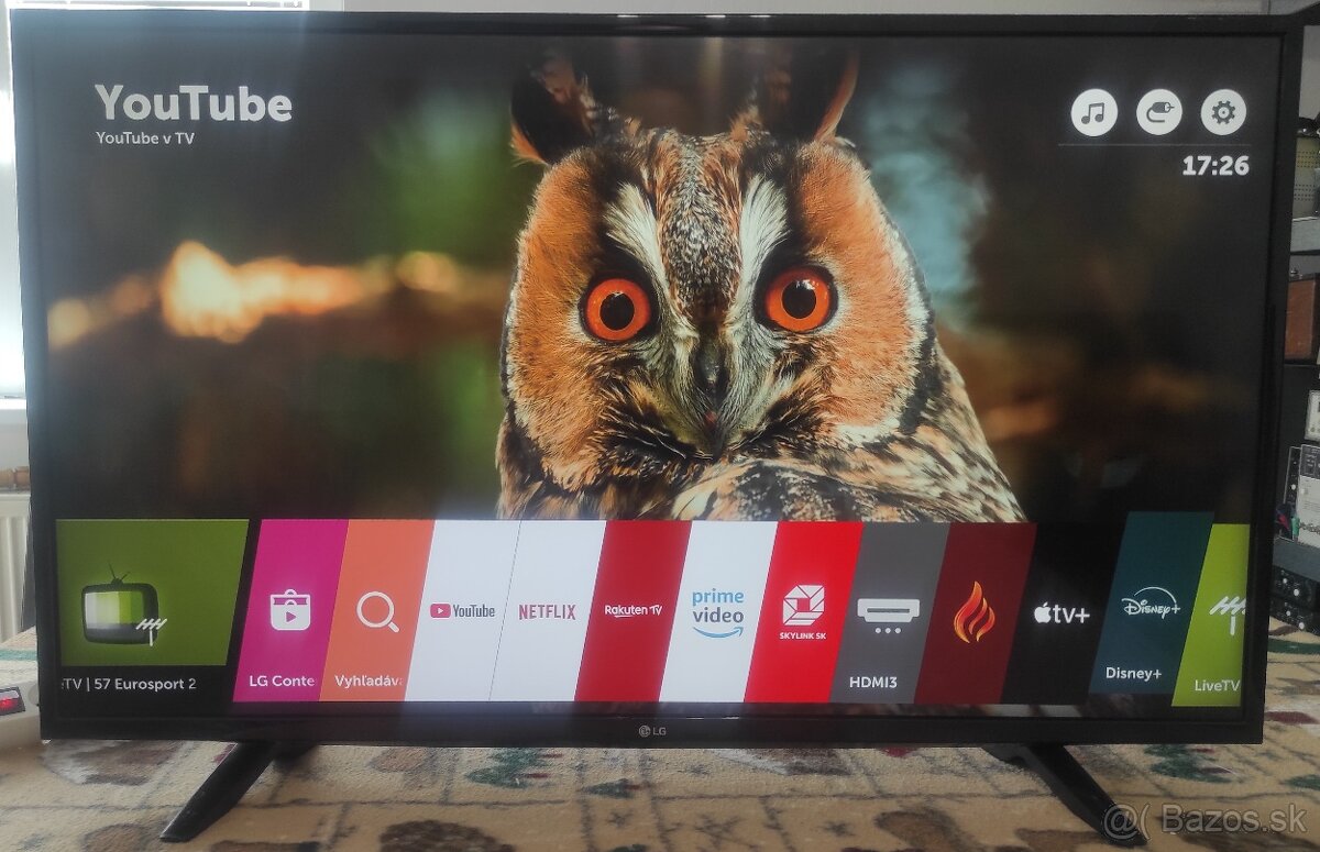 Predám 4KUHD SMART TV LG 43UH603V (108cm)