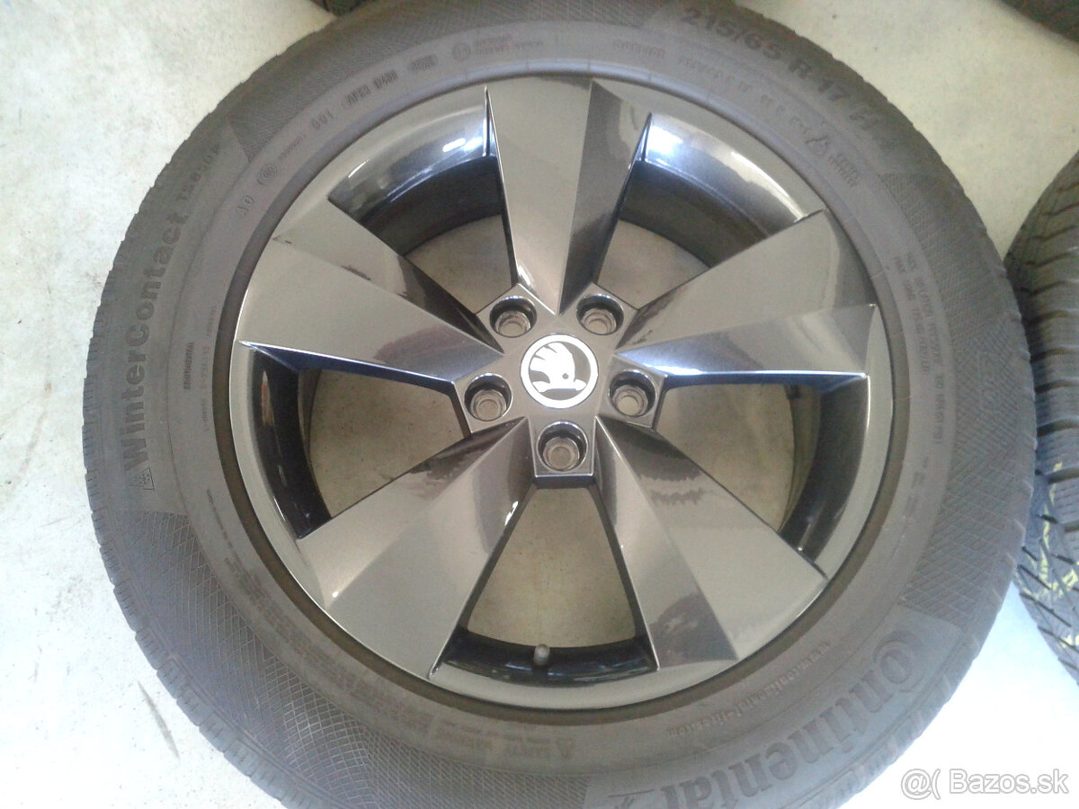 Zimne ALU 5x112 R17 6,5J ET38 Original SKODA KODIAQ