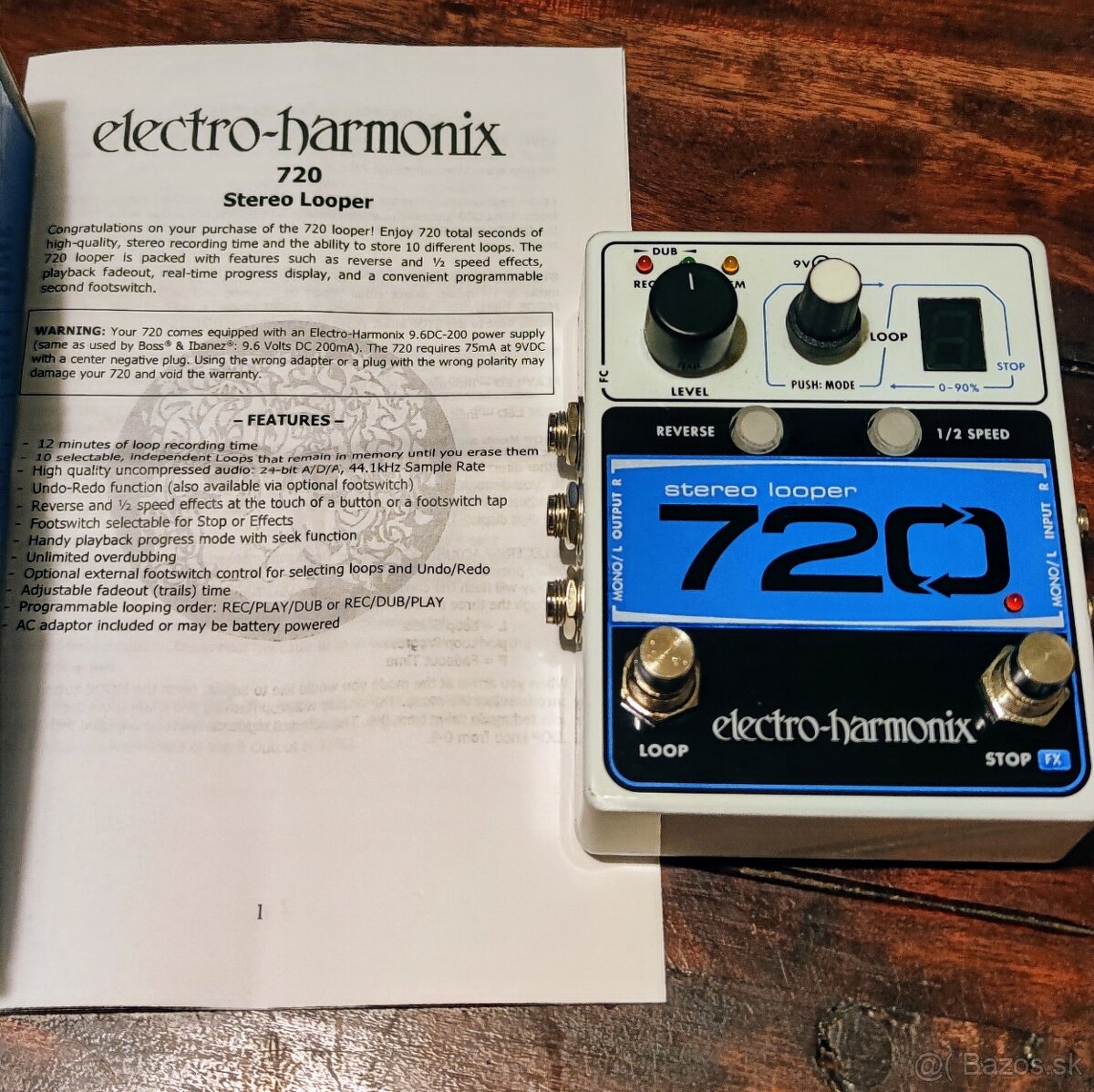 EHX 720 stereo looper