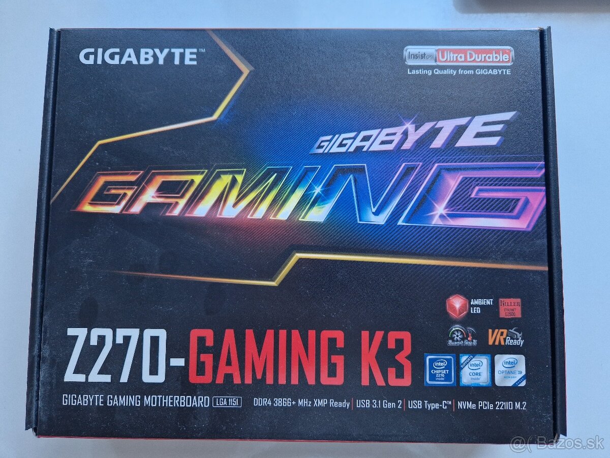 Rezervované - Gigabyte Z270-Gaming K3