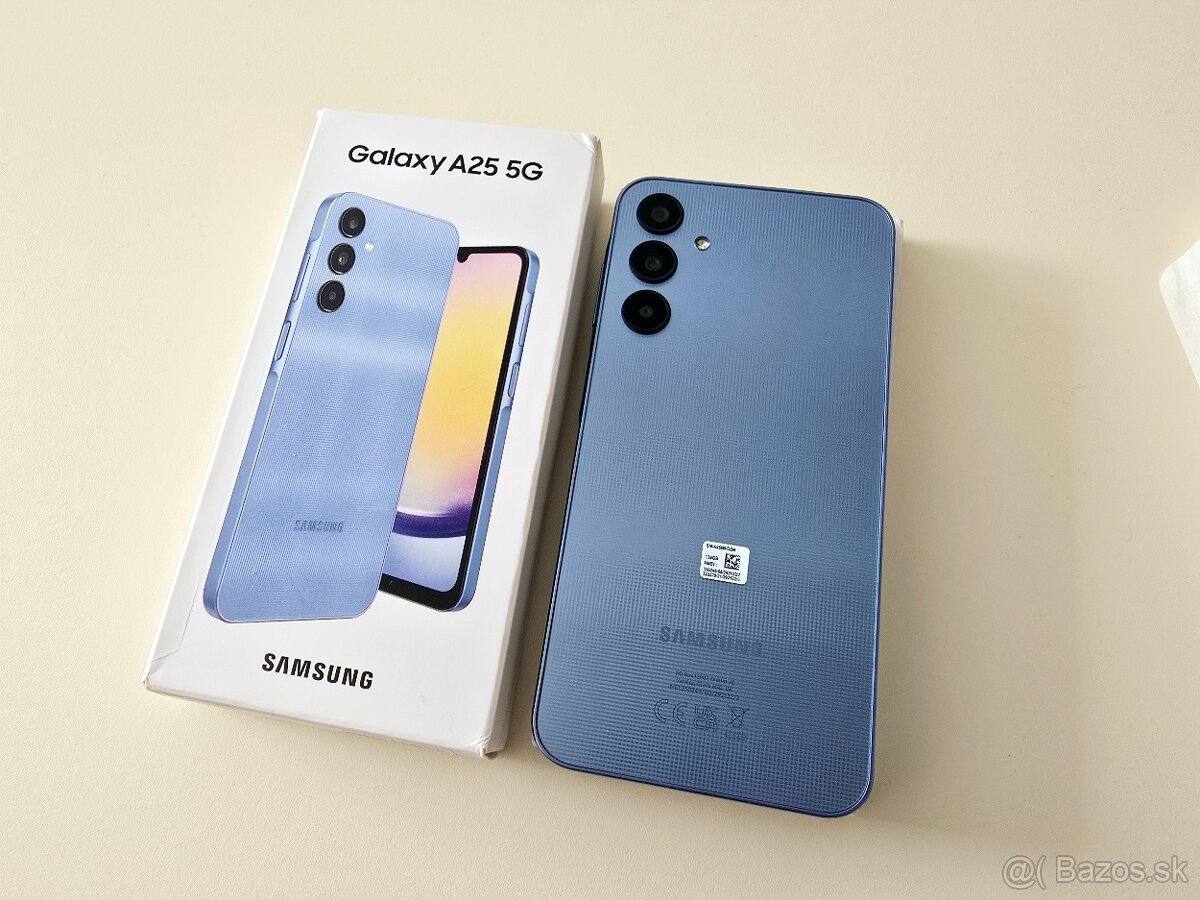 SAMSUNG Galaxy A25 5G 6GB/128GB BLUE NEPOUŽÍVANÝ