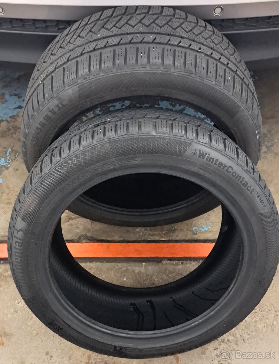 4x zimní pneumatiky Continental 235/45 R18 V XL