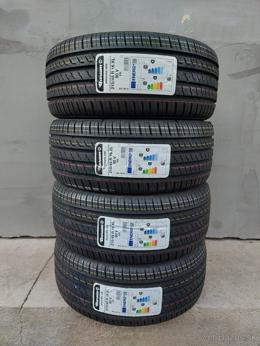 4ks NOVÉ 215/45 r16 90V XL BARUM BRAVURIS 5