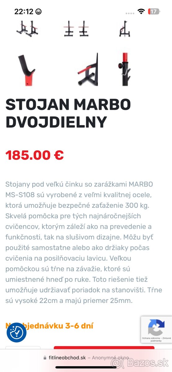 stojany na tlaky/drepy