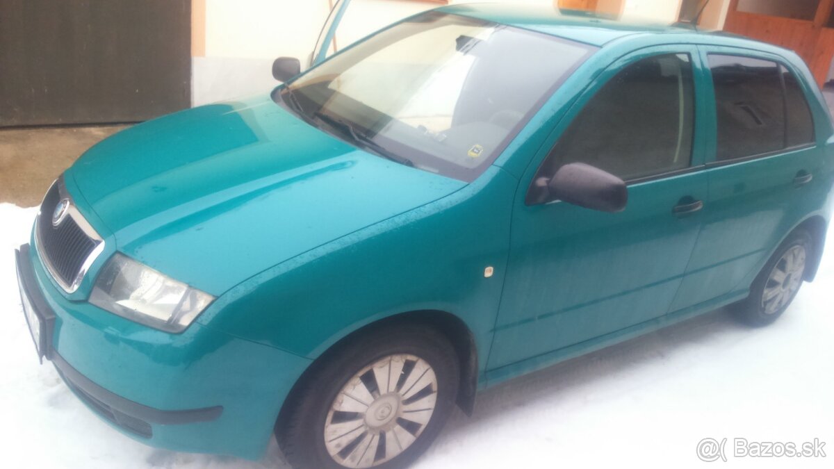 Rozpredám škoda Fábia 1.2 htp, 40 kW, r. v. 2003 Krátka