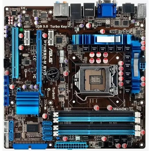 Asus P7H55D-M EVO + Intel Core i5 650