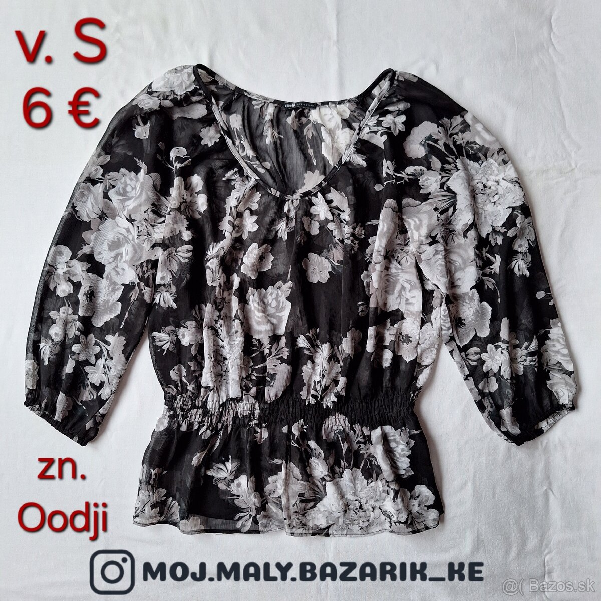 Nádherná blúzka Oodji (v. S) 6 €