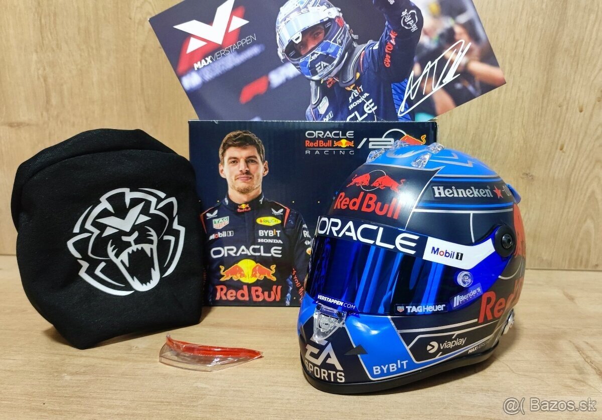 Max Verstappen - USA Helma 2024 + podpis karta