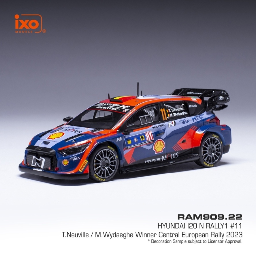 Modely Hyundai i20 N Rally1 1:43 IXO