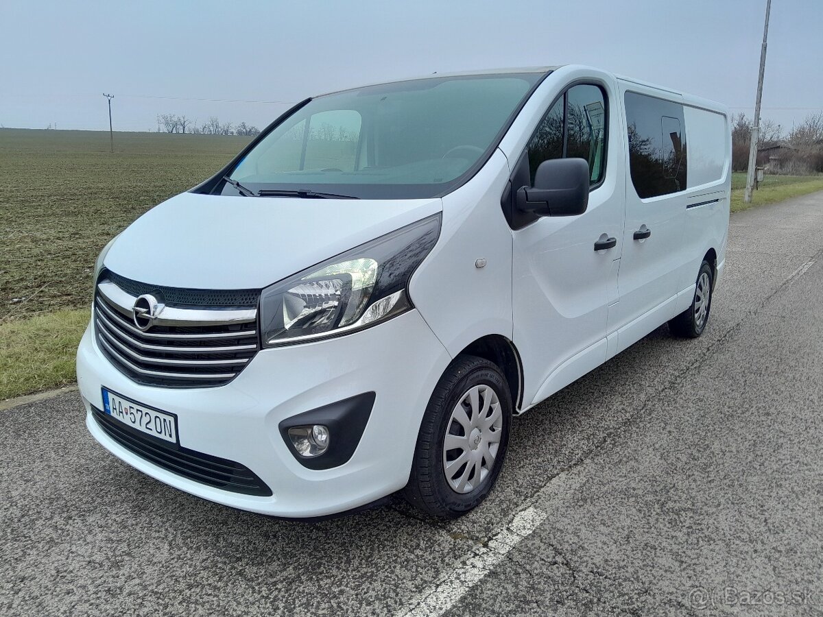 Opel Vivaro Long, 1,6 Cdti 88kw, 6-miestne. ťažné, klíma,te