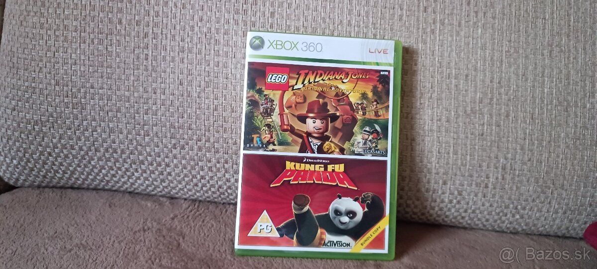 Lego Indiana Jones+Kung fu panda pre xbox360