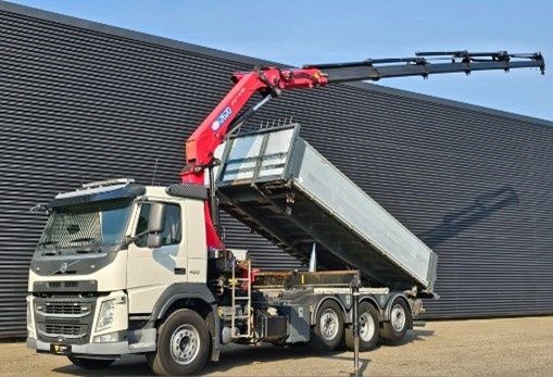 9466 Volvo FM 460 - 8x2 – Sklápěč/Valník + HR-HMF 26 t/m – E