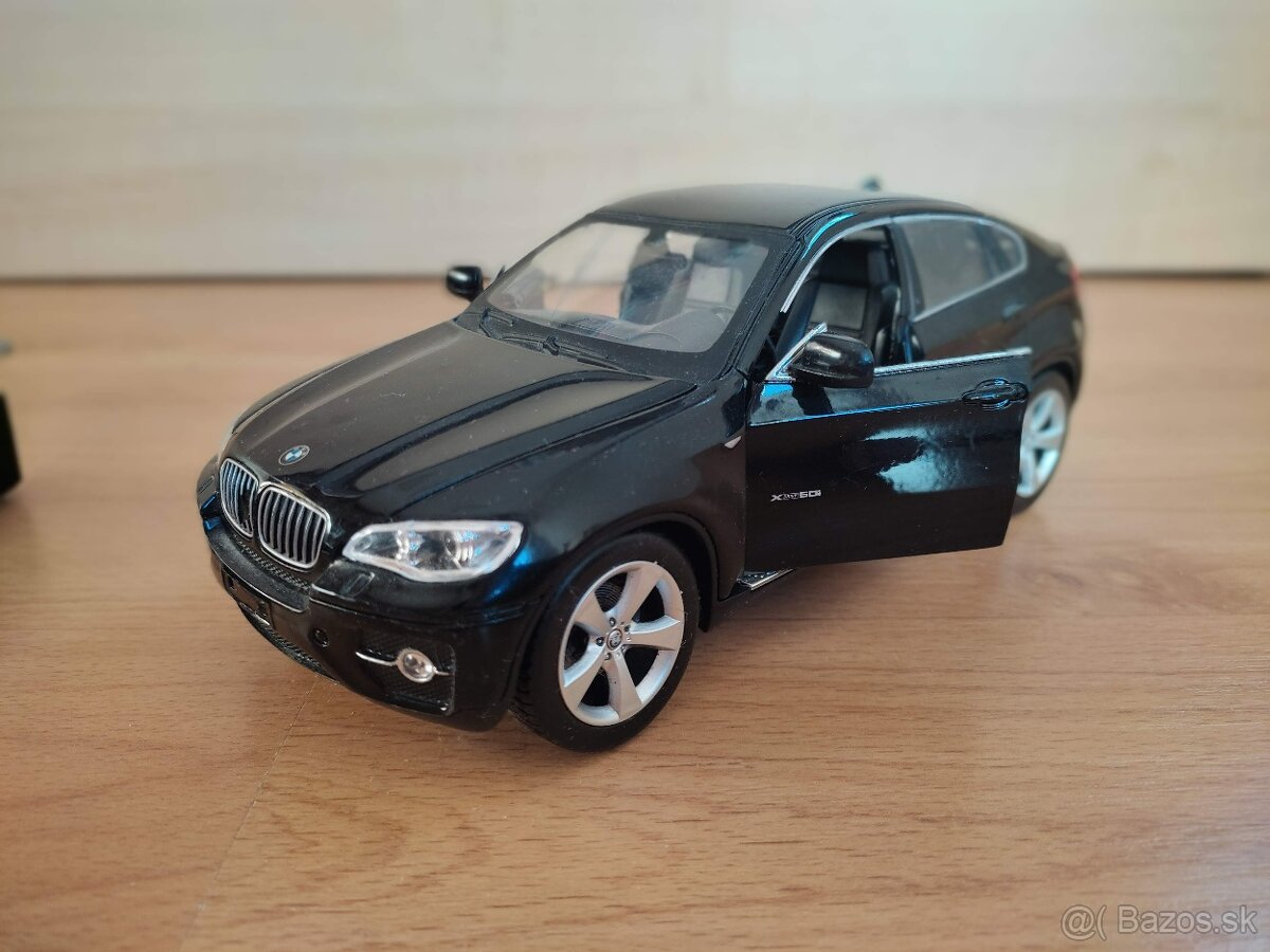 Kovové auto na diaľkové ovládanie BMW X6