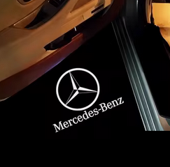 Led projektory Mercedes Benz do dveri logo