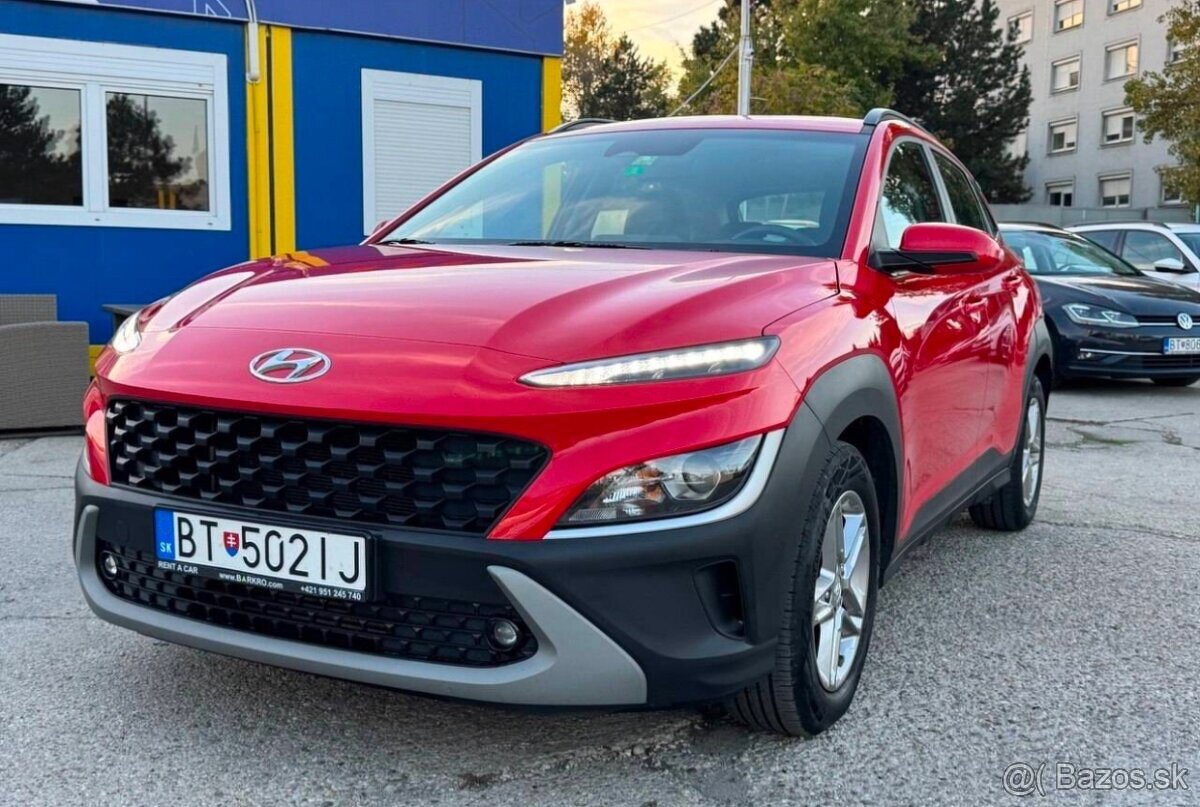 Hyundai Kona 1.0 T-GDi Play A/T - červené