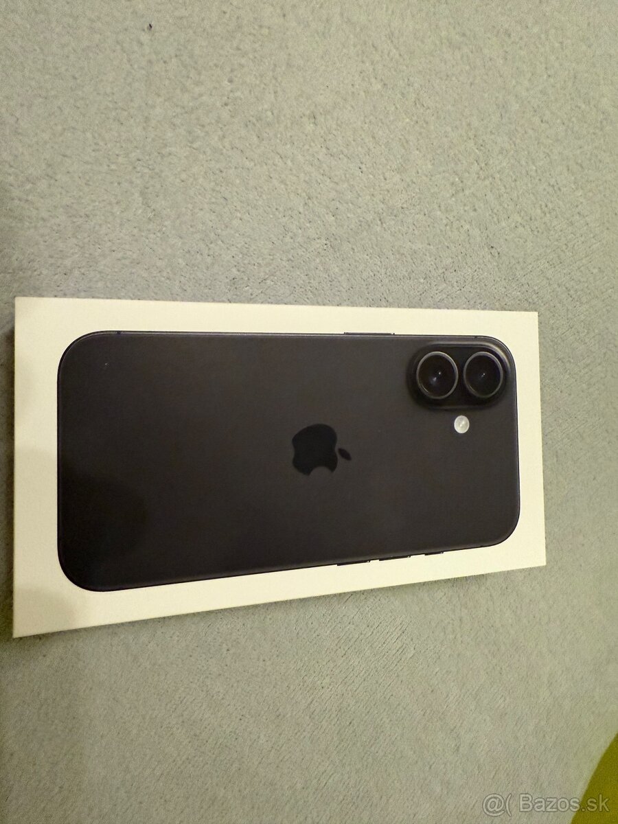 Iphone 16 128GB Black - Nový