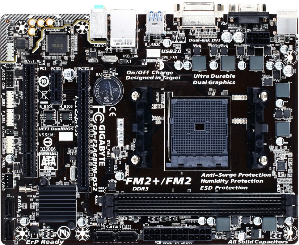 GIGABYTE F2A68HM-DS2