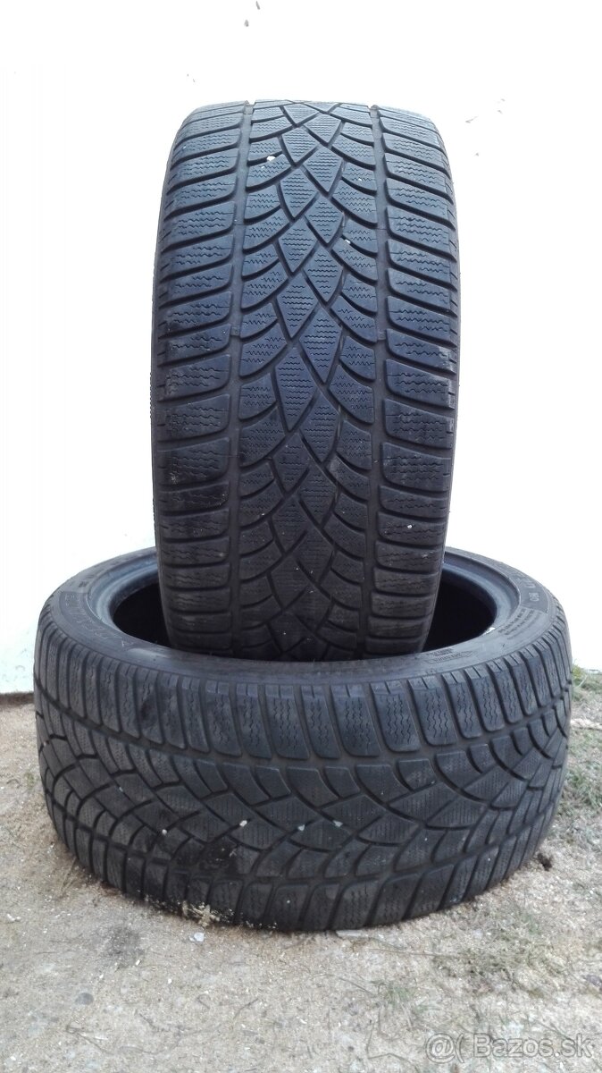 Predám 2 jazdené zimné pneumatiky Dunlop SPWinter 255/35 R18