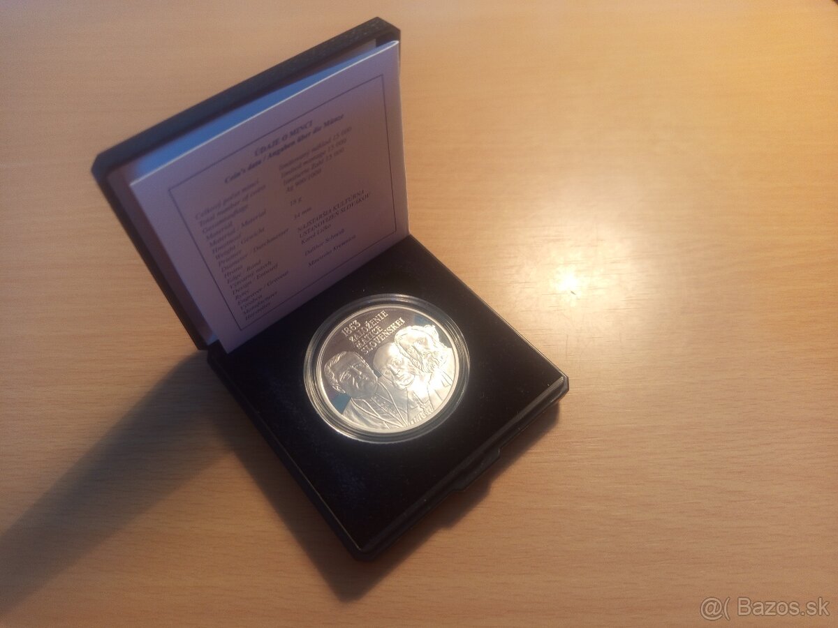 Matica slovenská 2013 PROOF – Investičné striebro