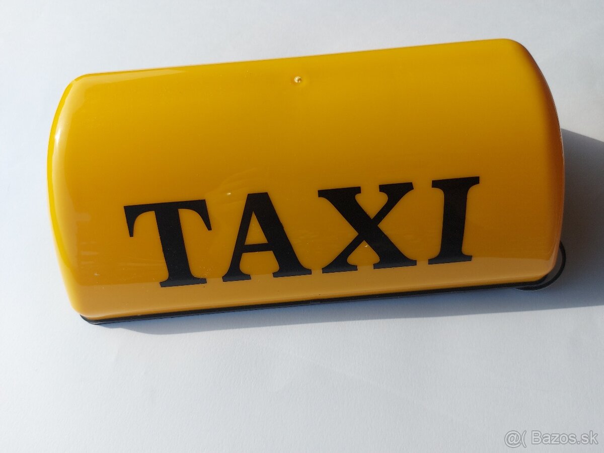 Taxi transparent - žlty