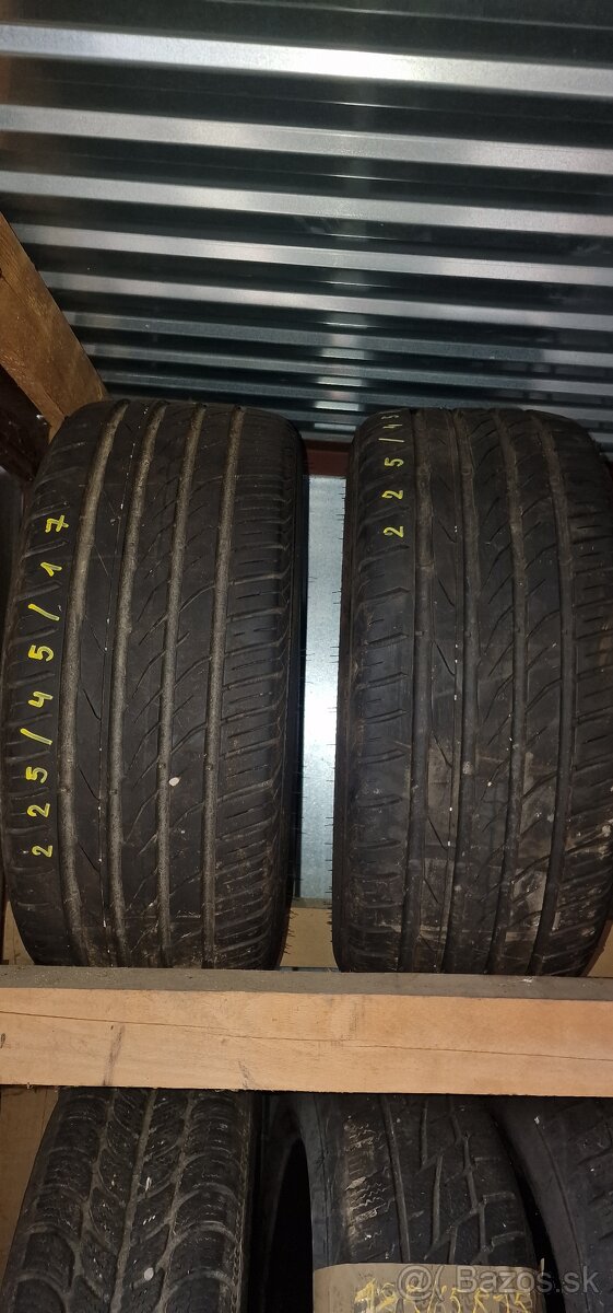 Predám letne pneumatiky 225/45R17