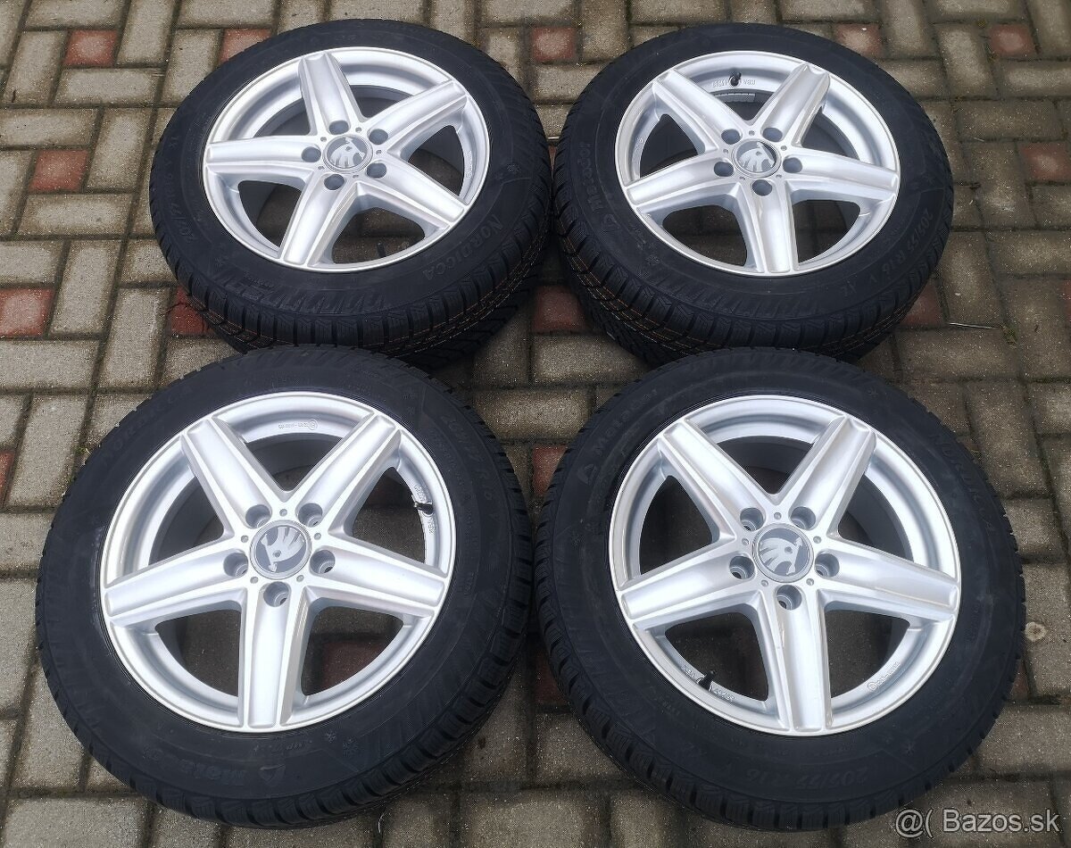 5x112 r16 zimná sada originál Škoda-VW