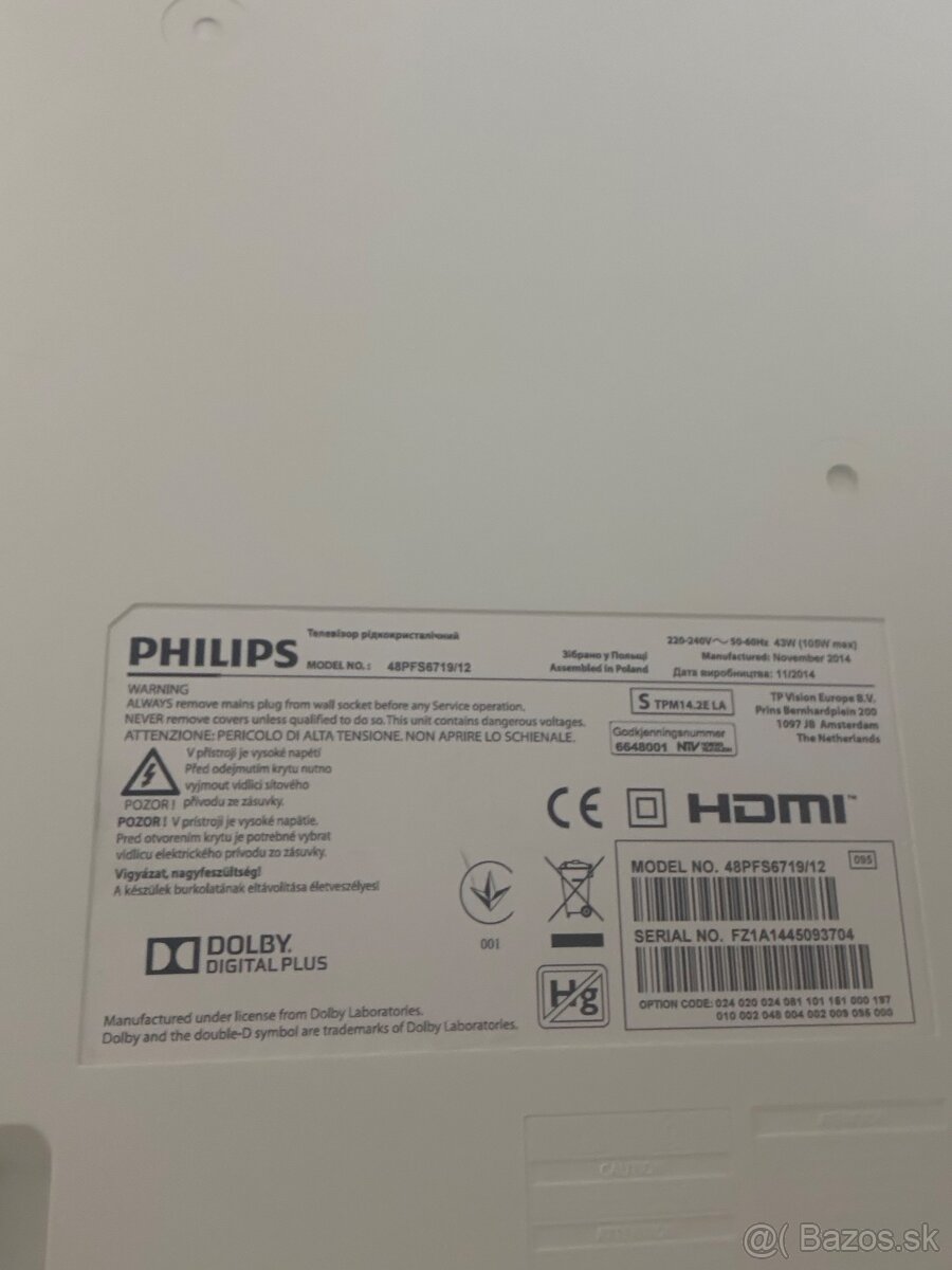 Philips Tenký Smart televízor LED s rozlíšením Full HD