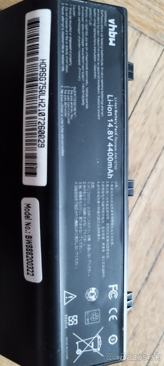 Batéria do notebookov ASUS Li-ion 14,8V 4400mAh