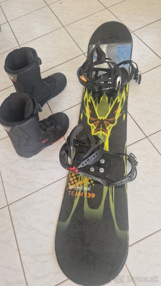 Snowboard 137cm+ boty boa system č.28