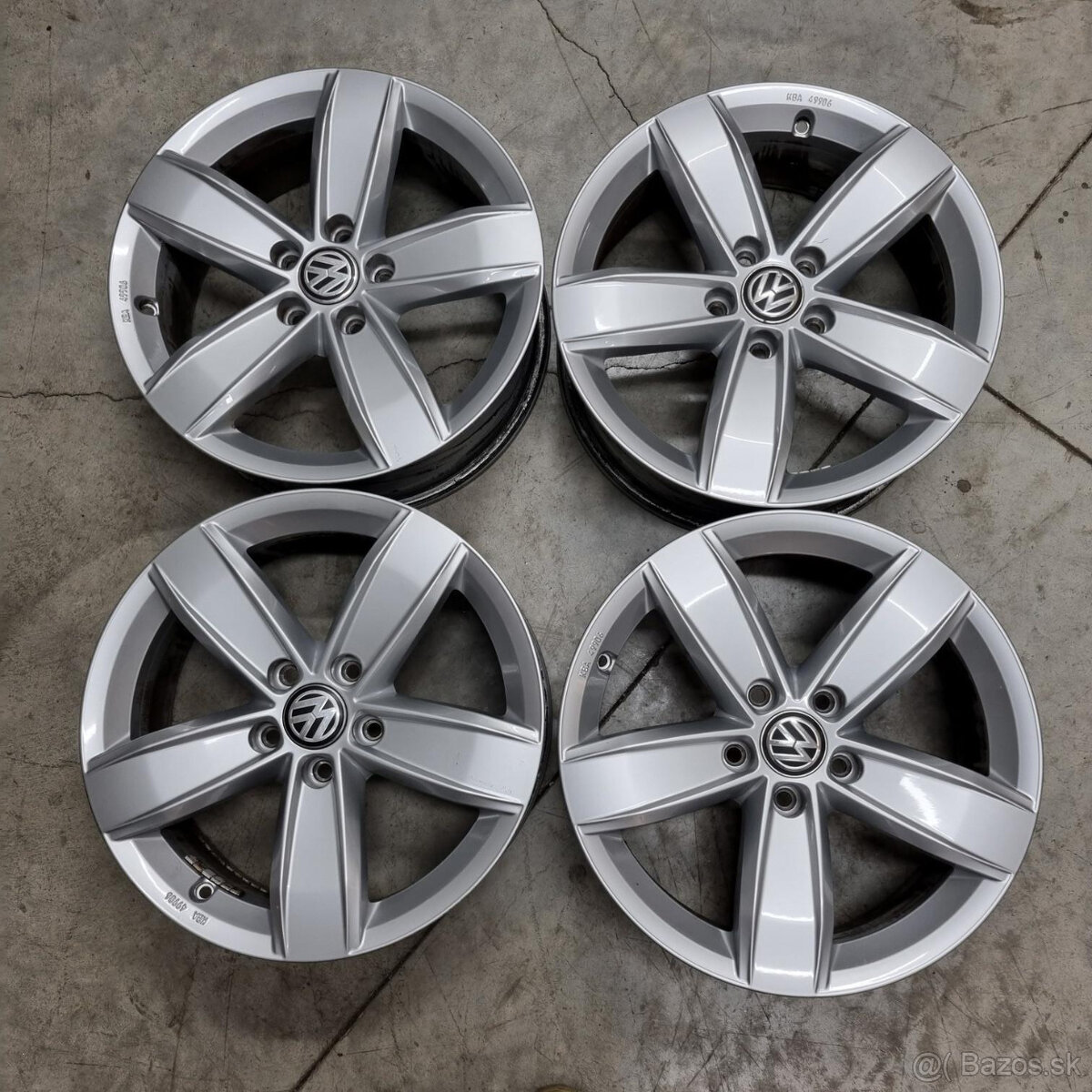 Hliníkové Volkswagen disky 5x112 R17 6.5J ET38