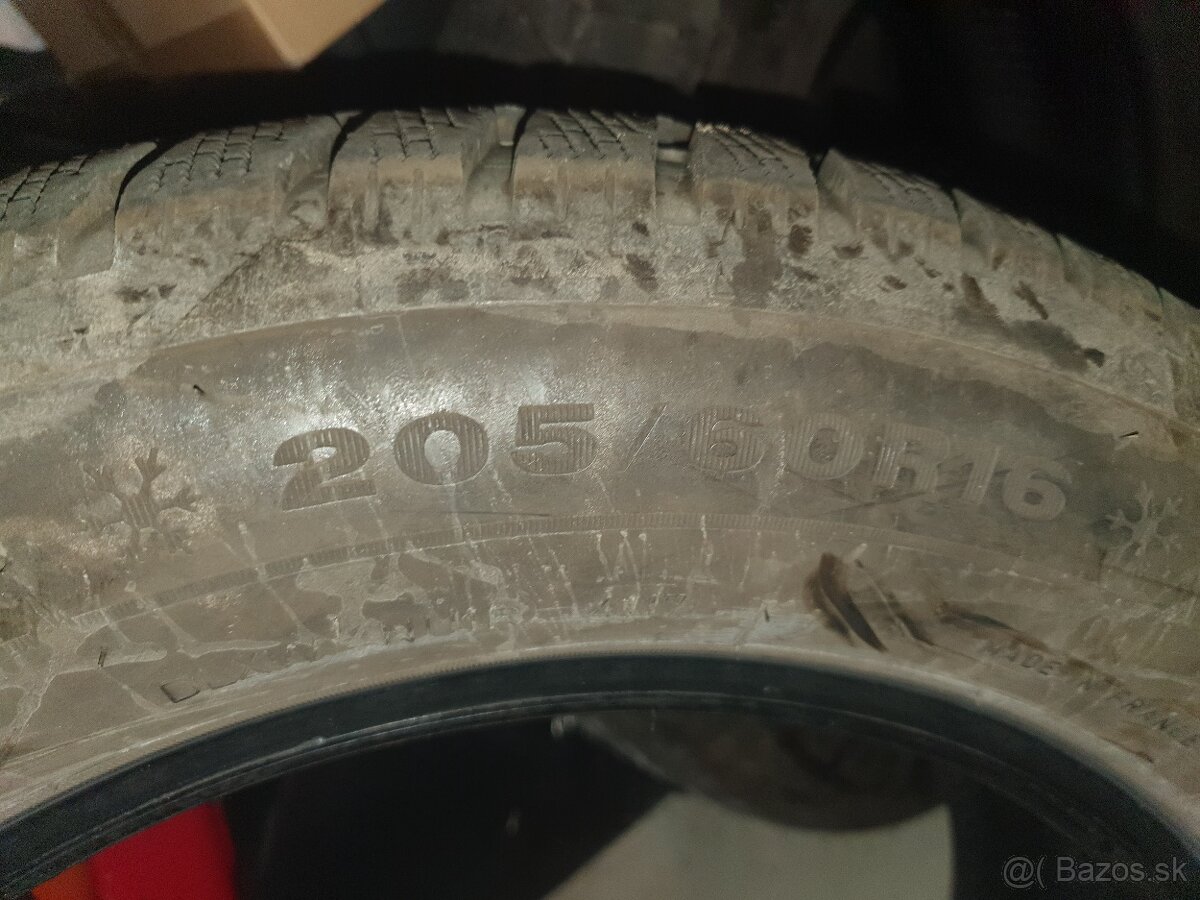 Darujem pneumatiky 205/60R16