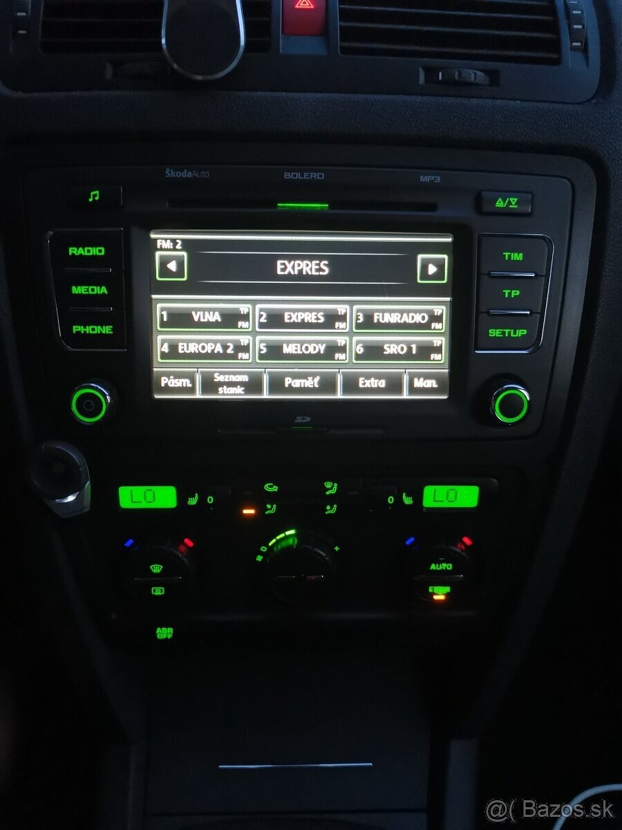 Bolero originál + rádio pôvodne octavia 2