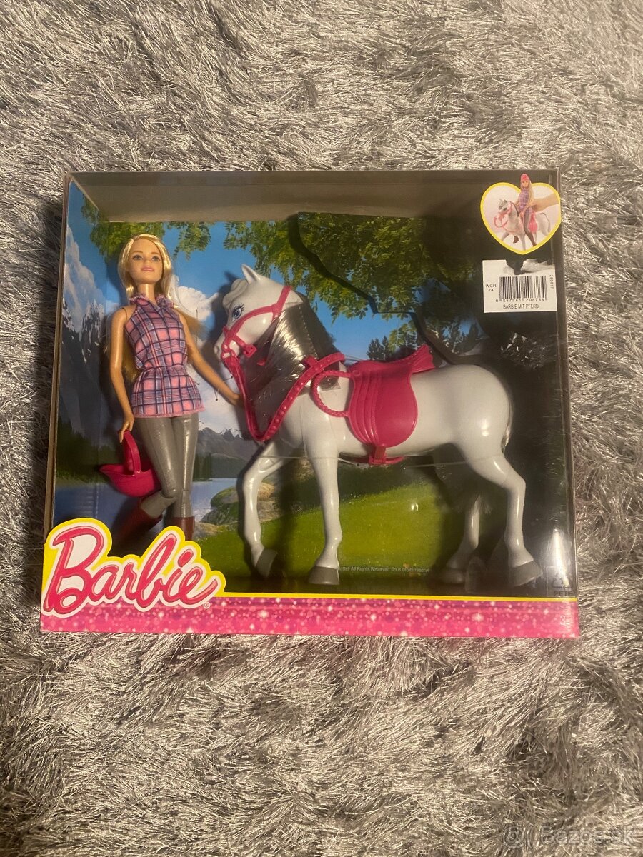 Babika Barbie s koňom