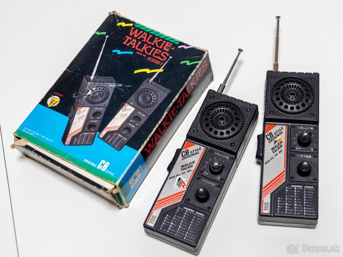 Retro vysielacky Walkie Talkies